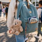 Brown Curly Bear Warmies Bag Charm - Image 2