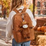 Highland Cow Warmies Bag Charm - Image 2