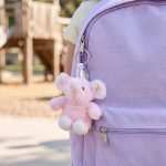Pink Elephant Warmies Mini Bag Charm - Image 2