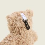 Brown Curly Bear Warmies Bag Charm - Image 4
