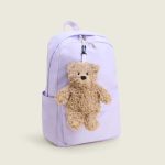 Brown Curly Bear Warmies Bag Charm - Image 3