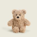 Brown Curly Bear Warmies Bag Charm - Image 7