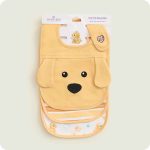 Golden Dog Bib Set