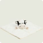 Black and White Cow Lovey Blanket Warmies - Image 4