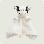 Black and White Cow Lovey Blanket Warmies