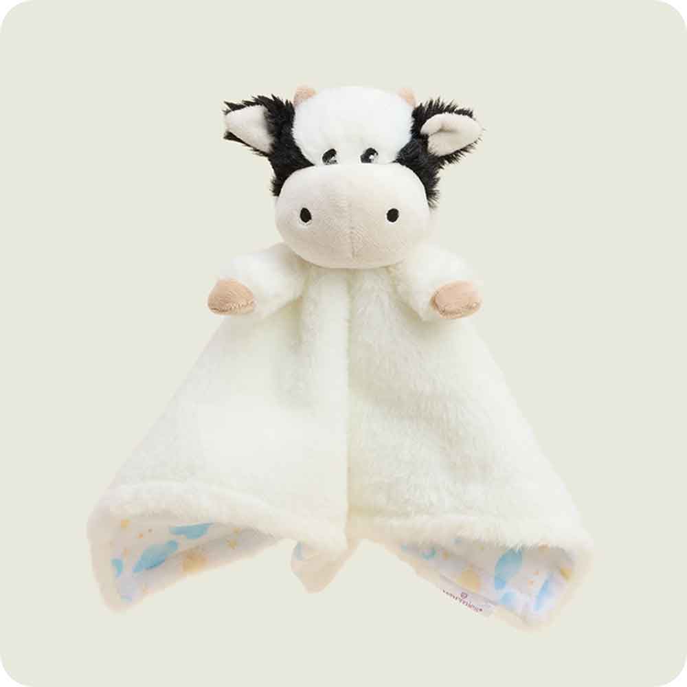 BL-COW-3-5734.jpg Black and White Cow Lovey Blanket Warmies - Image 1