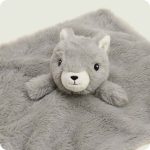 Gray Squirrel Lovey Blanket Warmies - Image 3