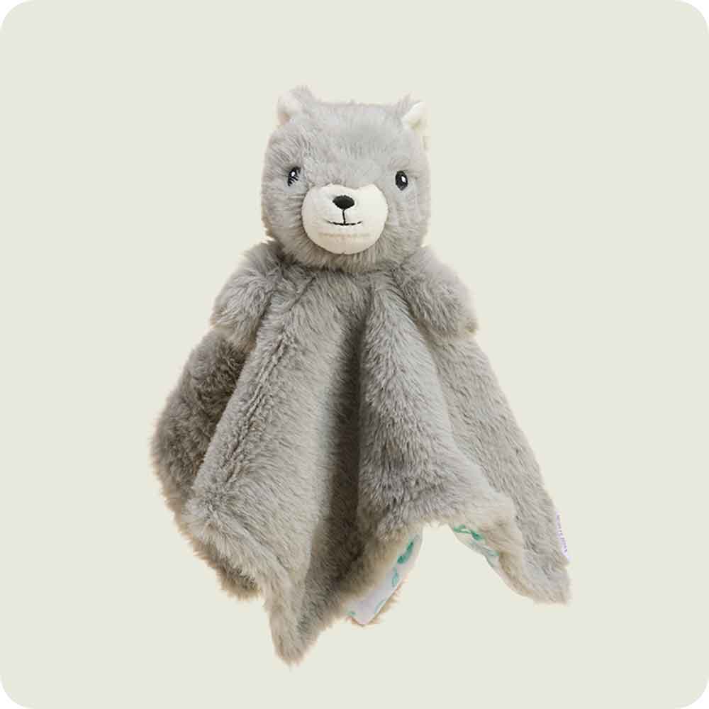 BL-SQU-1-5725.jpg Gray Squirrel Lovey Blanket Warmies - Image 1