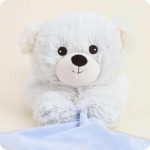 Marshmallow Bear Security Blanket Warmies - Image 3