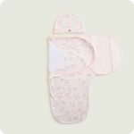 Pink Axolotl Swaddle & Beanie Gift Set - Image 4