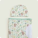 Sloth Swaddle & Beanie Gift Set