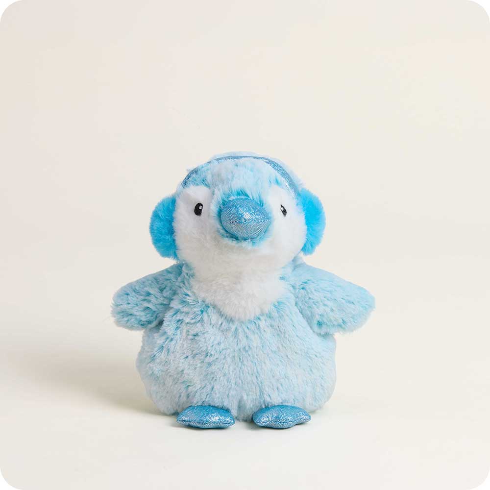 Blue-Penguin-1165.jpg Frosty Blue Penguin Warmies Junior - Image 1