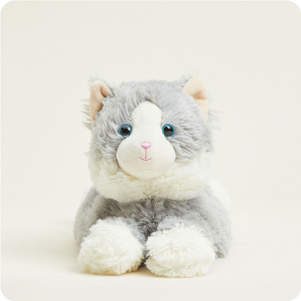 CP-CAT-4-Laying-Down-Gray-Cat-01-Crop_7f8b238a-3472-41b6-8147-70e0137b0647.jpg Laying Down Gray Cat Warmies - Image 1