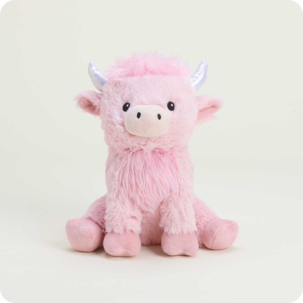 CP-COW-4P-Pink-Highland-Cow-1790.jpg Pink Highland Cow Warmies - Image 1