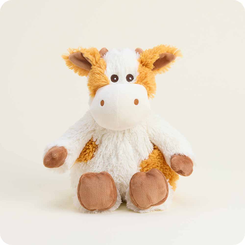 CP-COW-6-Pumpkin-Spice-Cow-039_ebf95006-2aab-40a2-a2e4-4228cd0e6936.jpg Pumpkin Spice Latte Cow Warmies - Image 1