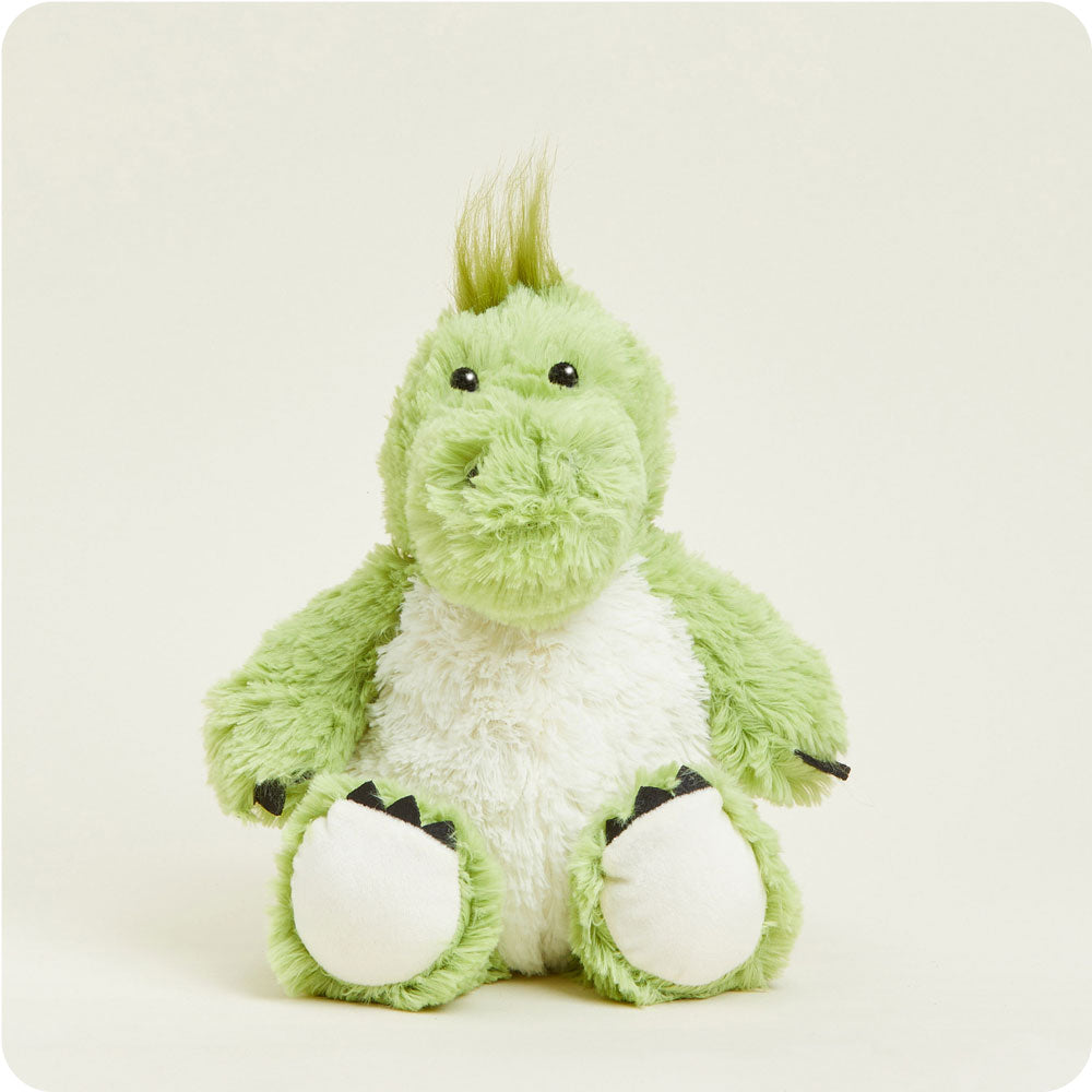 CP-DIN-1-Dinosaur-03-Cropcopy_c8f03783-ea83-4692-9924-2eac3fc75562.jpg Green Dinosaur Warmies - Image 1