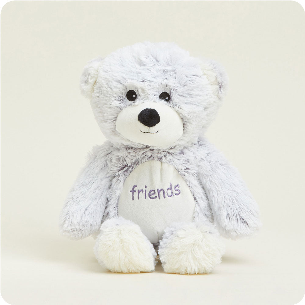 CP-FRND-BEA-Friends-Bear-3-Crop_8b466d63-673c-44ad-9c40-2eee1c7a8ca9.jpg Friends Bear Warmies - Image 1