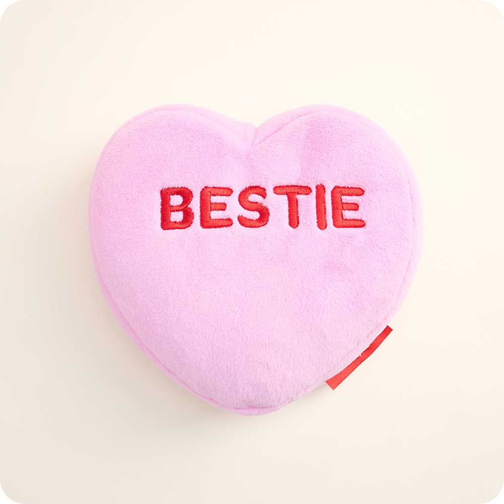CP-HEART-P-Sweethearts-Pink-Bestie-2002.jpg Sweethearts Pink Bestie Heart Warmies - Image 1