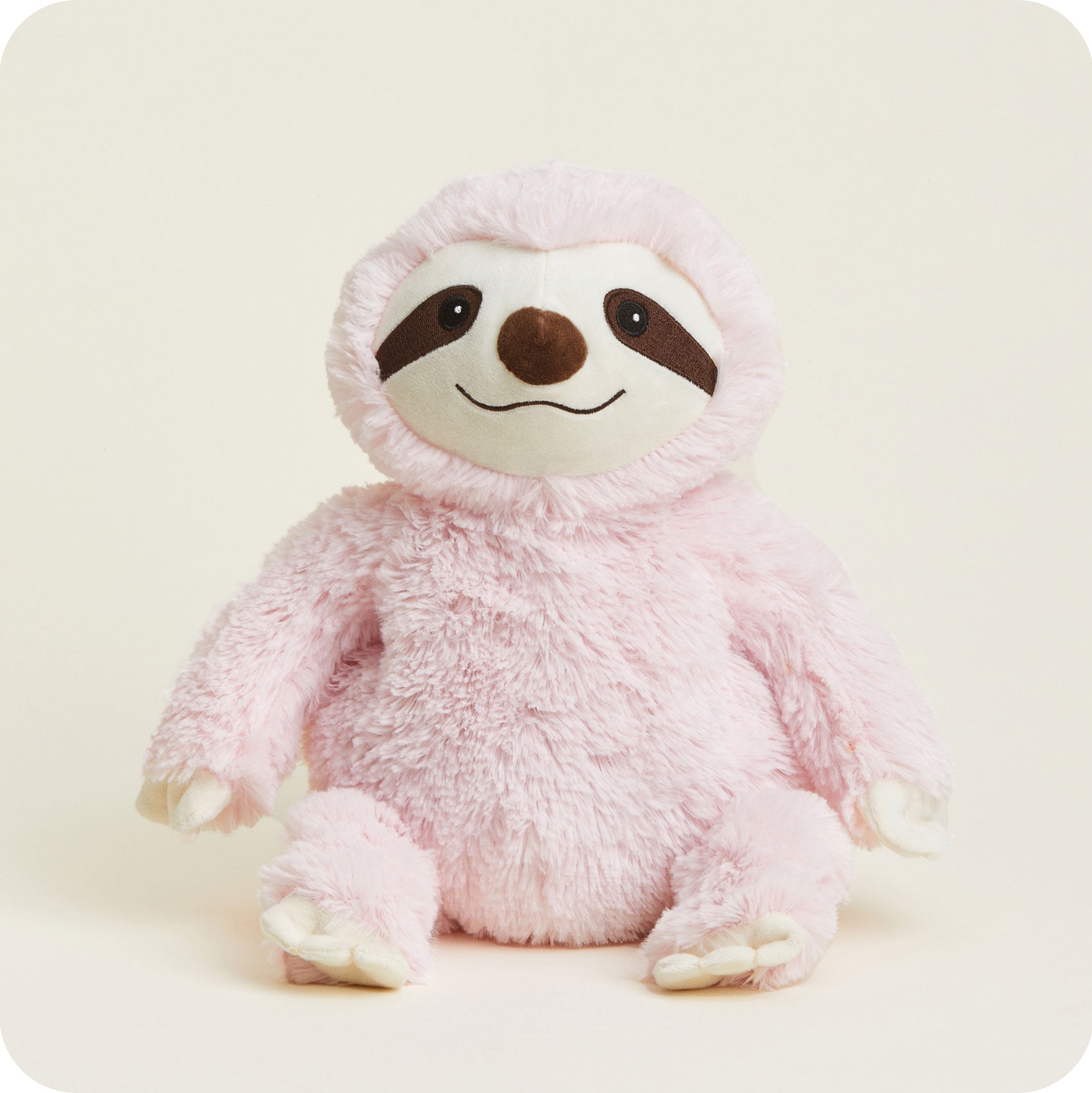 CP-SLO-PI-Pink-Sloth-01_a16de8ea-a889-4d9b-901f-ca2464d8ce09.jpg Pink Sloth Warmies - Image 1
