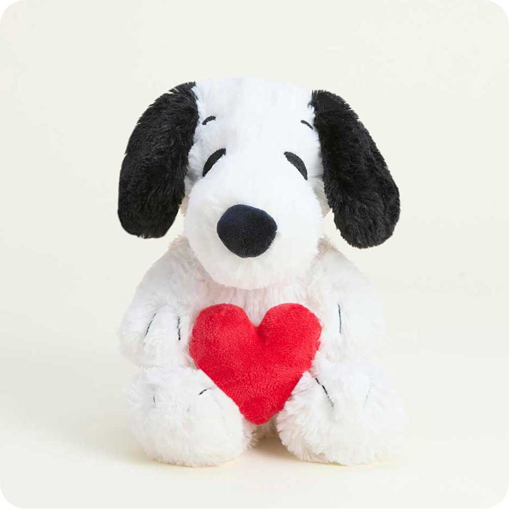 CP-SNOOPY-V-Red-Heart-Snoopy-1888_dc09f13e-d391-4cdf-95ea-2b2e96dde87a.jpg Red Heart Snoopy Warmies - Image 1