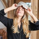 Marshmallow Brown Eye Mask Warmies - Image 2