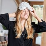 Marshmallow Gray Eye Mask Warmies - Image 2