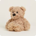 Brown Curly Bear Warmies Junior - Image 3
