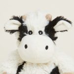 Black and White Cow Warmies Junior - Image 2