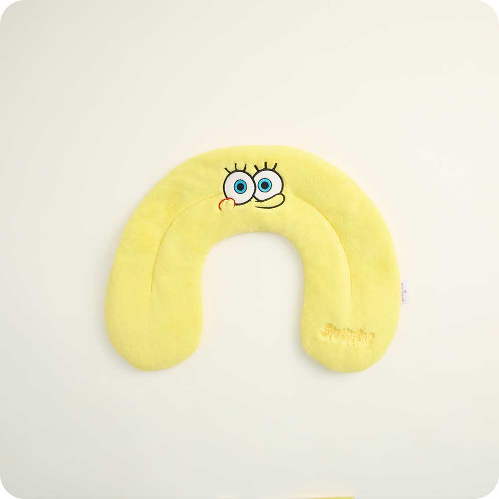 CPW-SBOB-1-Spongebob-Curved-Neck-Wrap-1006.jpg Spongebob Warmies Neck Wrap - Image 1
