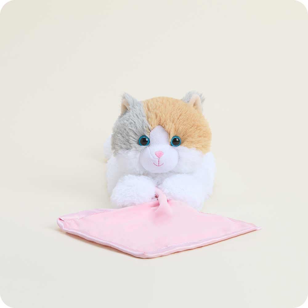 Calico_Cat_Blankie_Warmies.jpg Calico Cat Security Blanket Warmies - Image 1
