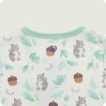 Gray Squirrel Footie Pajamas - Image 4