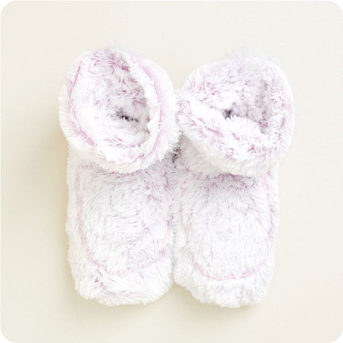 FW-BOO-MP-Marshmallow-Pink-Boots-2-Crop_cce3ae27-ea7a-4d67-9ae0-f480844f75f8.jpg Marshmallow Lavender Boots Warmies® - Image 1