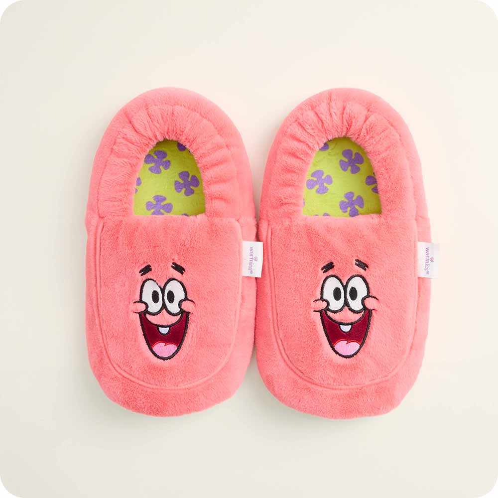 FW-PSTAR-1-Patrick-Star-Slippers-1039.jpg Patrick Star Heatable Slippers Warmies - Image 1