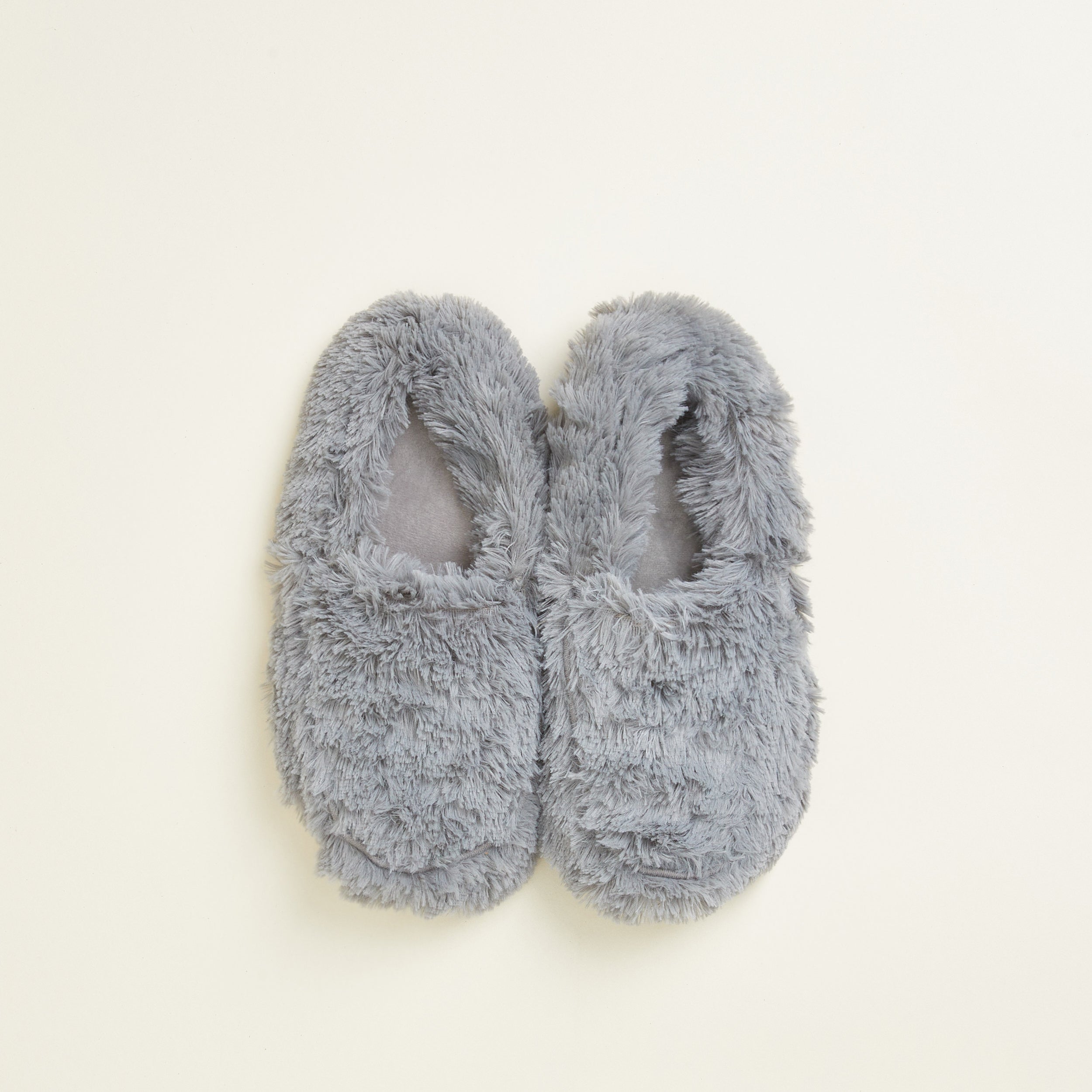 FW-SLI-6-Gray-Slippers-01.jpg XL Gray Heatable Slippers Warmies - Image 1