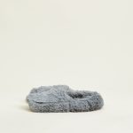 XL Gray Heatable Slippers Warmies - Image 2