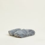 XL Gray Heatable Slippers Warmies - Image 3