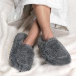 Gray Heatable Slippers Warmies® - Image 2