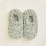 Curly Sage Green Slippers Warmies®