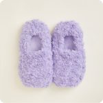 Curly Purple Slippers Warmies®