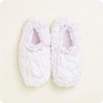 XL Marshmallow Lavender Slippers Warmies