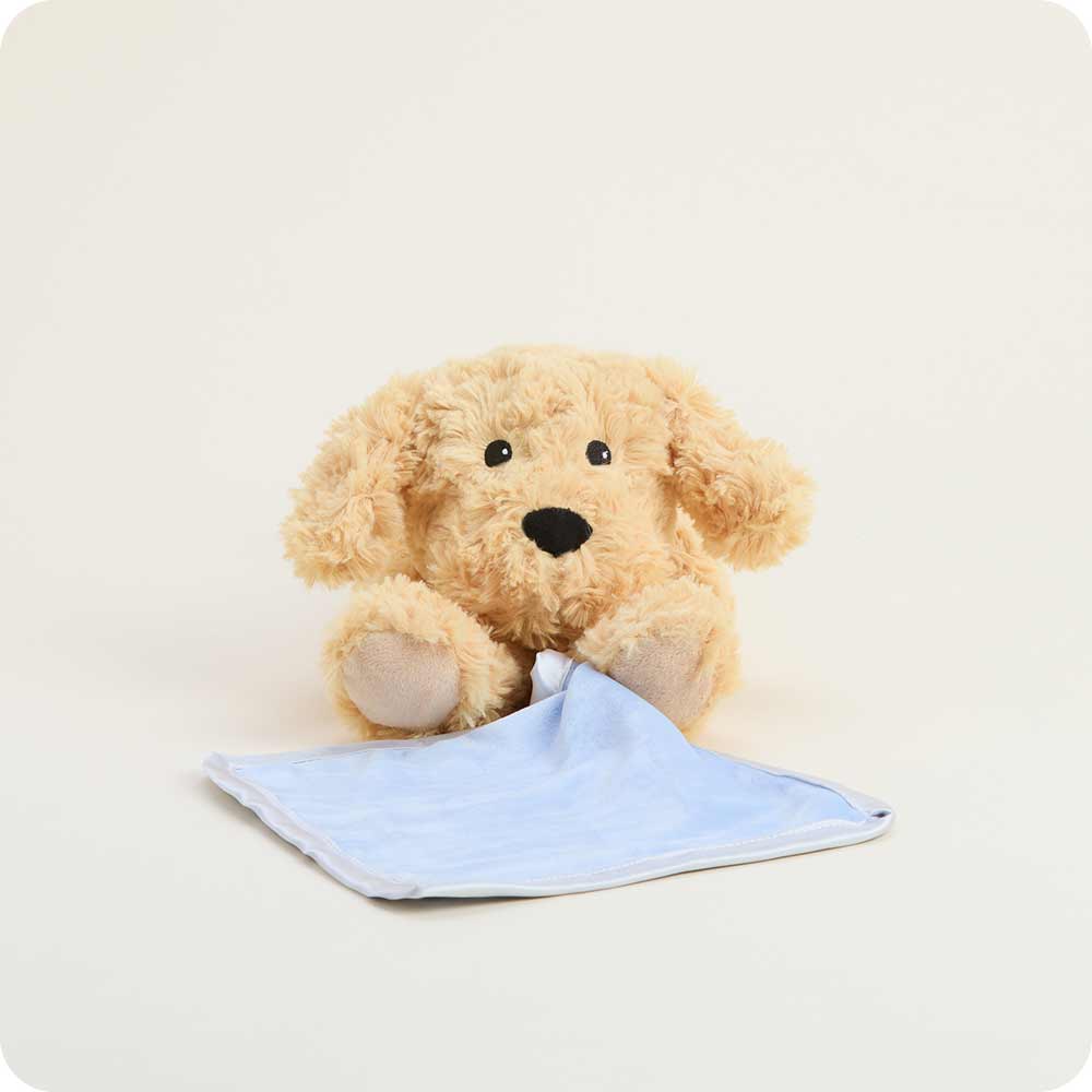 Golden_Dog_Blankie_Warmies.jpg Golden Dog Security Blanket Warmies - Image 1