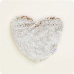 Marshmallow Brown Heart Heat Pad Warmies