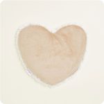 Marshmallow Brown Heart Heat Pad Warmies - Image 2