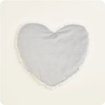 Marshmallow Gray Heart Heat Pad Warmies - Image 4