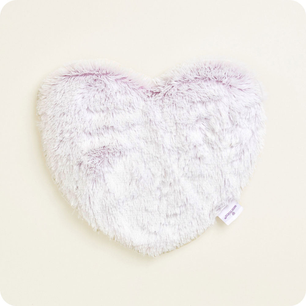 HEART-ML-Lavender-Marshmallow-Heart-01_fc56c09e-edf0-4141-9d69-702e01626bbc-1.jpg Marshmallow Lavender Heart Heat Pad Warmies - Image 1