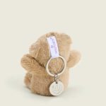 Brown Curly Bear Warmies Mini Bag Charm - Image 6