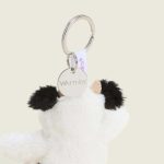Black and White Cow Warmies Mini Bag Charm - Image 3