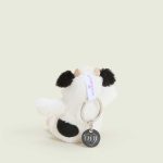 Black and White Cow Warmies Mini Bag Charm - Image 5