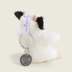 Black and White Cow Warmies Mini Bag Charm - Image 7