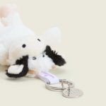 Black and White Cow Warmies Mini Bag Charm - Image 8